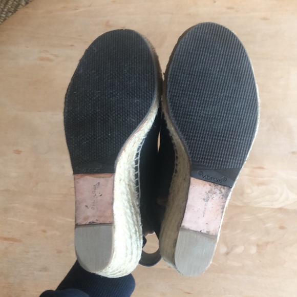 CÉLINE Wedge Espadrille Sandals Size 36 - Picture 10 of 13